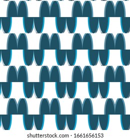 Geometric ornamental vector pattern. Seamless design texture.