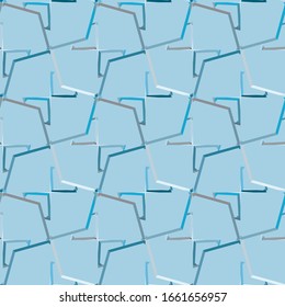 Geometric ornamental vector pattern. Seamless design texture.