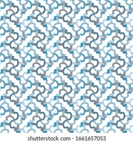 Geometric ornamental vector pattern. Seamless design texture.