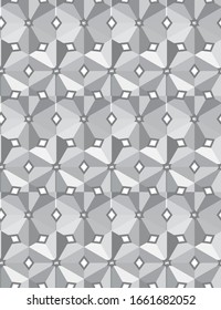 Geometric ornamental vector pattern. Seamless design texture.