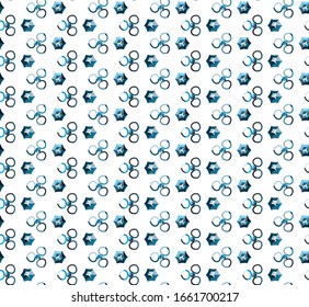 Geometric ornamental vector pattern. Seamless design texture.
