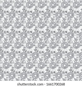 Geometric ornamental vector pattern. Seamless design texture.