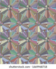 Patrón de vector ornamental geométrico. Textura de diseño sin inconvenientes.