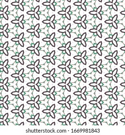 Geometric ornamental vector pattern. Seamless design texture.