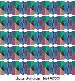 Geometric ornamental vector pattern. Seamless design texture.