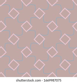 Geometric ornamental vector pattern. Seamless design texture.