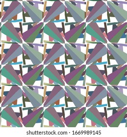 Geometric ornamental vector pattern. Seamless design texture.