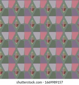 Geometric ornamental vector pattern. Seamless design texture.