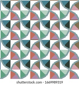 Geometric ornamental vector pattern. Seamless design texture.