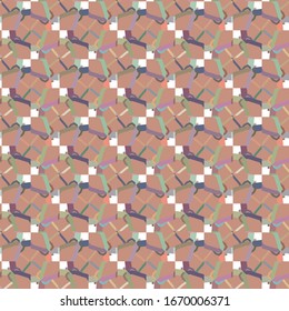 Geometric ornamental vector pattern. Seamless design texture.
