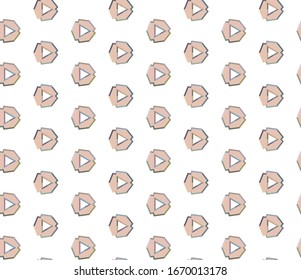 Geometric ornamental vector pattern. Seamless design texture.