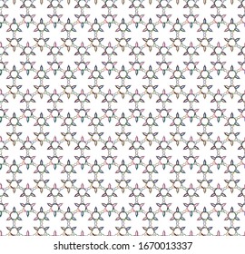 Geometric ornamental vector pattern. Seamless design texture.
