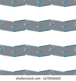 Geometric ornamental vector pattern. Seamless design texture.