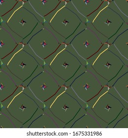 Geometric ornamental vector pattern. Seamless design texture.