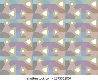 Geometric ornamental vector pattern. Seamless design texture.