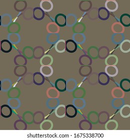 Geometric ornamental vector pattern. Seamless design texture.