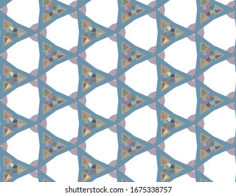 Geometric ornamental vector pattern. Seamless design texture.
