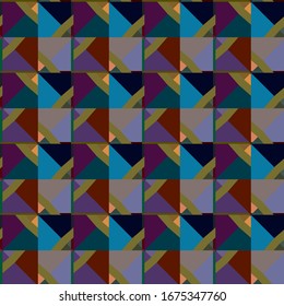 Geometric ornamental vector pattern. Seamless design texture.