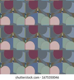 Geometric ornamental vector pattern. Seamless design texture.