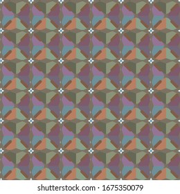 Geometric ornamental vector pattern. Seamless design texture.