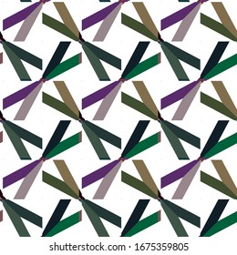 Geometric ornamental vector pattern. Seamless design texture.
