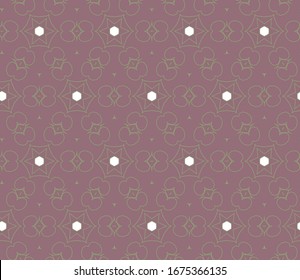 Geometric ornamental vector pattern. Seamless design texture.