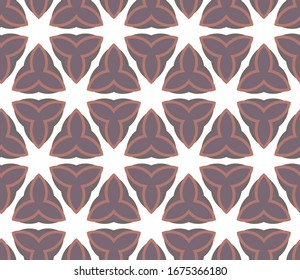 Geometric ornamental vector pattern. Seamless design texture.
