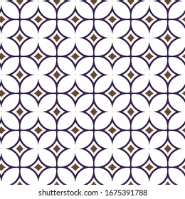 Geometric ornamental vector pattern. Seamless design texture.