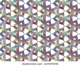 Geometric ornamental vector pattern. Seamless design texture.