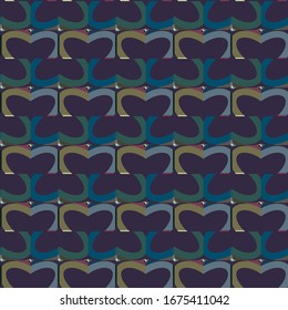 Geometric ornamental vector pattern. Seamless design texture.