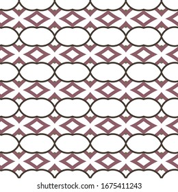 Geometric ornamental vector pattern. Seamless design texture.