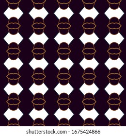 Patrón de vector ornamental geométrico. Textura de diseño sin inconvenientes.