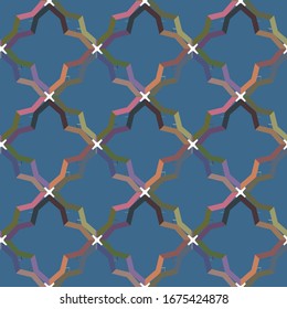 Geometric ornamental vector pattern. Seamless design texture.