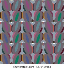 Geometric ornamental vector pattern. Seamless design texture.