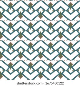 Geometric ornamental vector pattern. Seamless design texture.