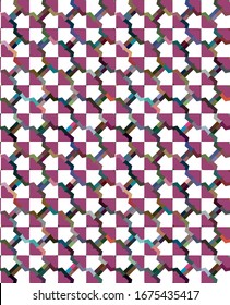 Geometric ornamental vector pattern. Seamless design texture.