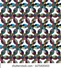 Geometric ornamental vector pattern. Seamless design texture.