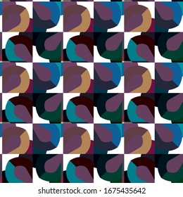 Geometric ornamental vector pattern. Seamless design texture.