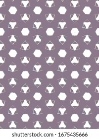 Geometric ornamental vector pattern. Seamless design texture.