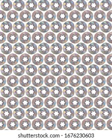 Geometric ornamental vector pattern. Seamless design texture.