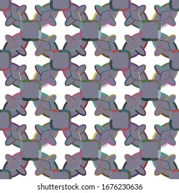 Patrón de vector ornamental geométrico. Textura de diseño sin inconvenientes.