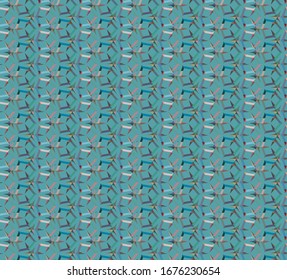 Geometric ornamental vector pattern. Seamless design texture.
