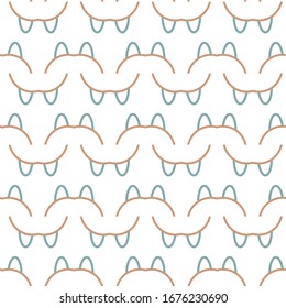 Geometric ornamental vector pattern. Seamless design texture.