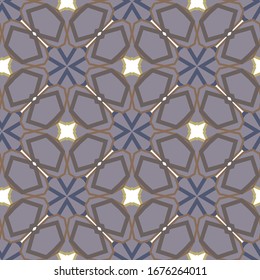 Geometric ornamental vector pattern. Seamless design texture.