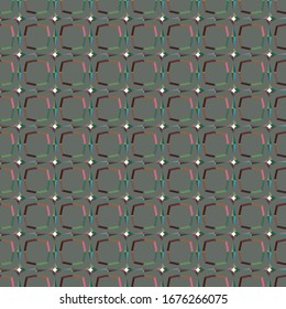 Patrón de vector ornamental geométrico. Textura de diseño sin inconvenientes.