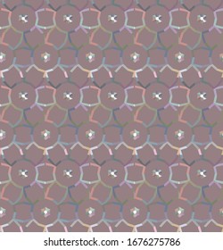 Geometric ornamental vector pattern. Seamless design texture.