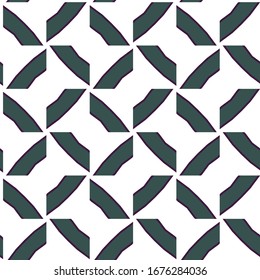 Patrón de vector ornamental geométrico. Textura de diseño sin inconvenientes.