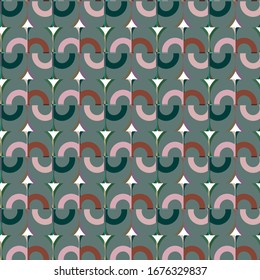 Geometric ornamental vector pattern. Seamless design texture.