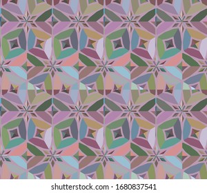 Geometric ornamental vector pattern. Seamless design texture.
