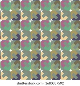 Geometric ornamental vector pattern. Seamless design texture.